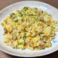 ひ～ちゃん♡'s cooksnap of when they made にんにくチャーハン.