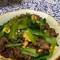 seacomet's cooksnap of when they made 牛肉と小松菜のふわたまオイスター炒め♩.