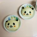 9101204's cooksnap of when they made ★パンダ簡単キャラ弁★肉まんやお握りで.