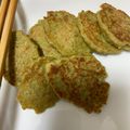 みーちーこー's cooksnap of when they made 離乳食　青汁バナナオートミールおやき.