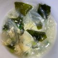 T△U's cooksnap of when they made ワカメかき玉スープ*:..｡o○☆ﾟ+｡.
