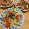 むむむん's cooksnap of when they made ☆サラダうどん☆.