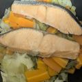 ひぃちゃんひー's cooksnap of when they made 春キャベツと鮭の塩バター蒸し♪.
