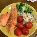クックHDP0M2☆'s cooksnap of when they made 揚げないでもサクサク♪鮭フライ.