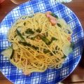 クックMKR96V☆'s cooksnap of when they made たっぷりレタスとウインナーのパスタ.