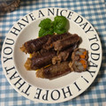 すかいmama☆'s cooksnap of when they made おせちにも★わが家の八幡巻(牛＋ごぼう).