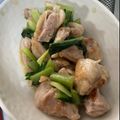 まゆのふ♬'s cooksnap of when they made 鶏ももと小松菜のにんにく炒め.