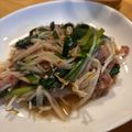ほのぼのいっこ's cooksnap of when they made 町中華屋さん風～♪豚こまニラもやし炒め.