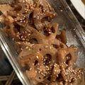 ぷーなむキッチン☆'s cooksnap of when they made ☆れんこんのきんぴら☆.