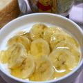 ☆あいちゃん's cooksnap of when they made ヨーグルトバナナ♡蜂蜜かけ(*´˘`*).