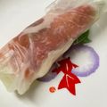 のんちゃんのり弁's cooksnap of when they made 生ハムとクリームチーズの生春巻き.