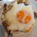 ゆるмαмα's cooksnap of when they made 香ばし目玉焼き♬ナッチーズエッグ.