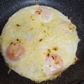 𐊤ꪶꫀꪜᥱꫜ's cooksnap of when they made チーズカレー目玉焼き.