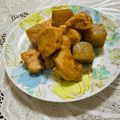 Laufen's cooksnap of when they made 簡単！鶏肉とこんにゃくのごま味噌絡め♪.