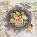 みかかめ's cooksnap of when they made 簡単♡竹輪とキュウリの梅マヨ和えサラダ♡.