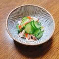 もふもふクロさん's cooksnap of when they made きゅうりとかにかまの酢の物.