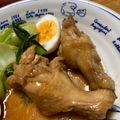 北京パンダ's cooksnap of when they made 片栗粉がコツ☆柔らかい鶏手羽元煮×青梗菜.