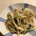 みんきー♡もぐ's cooksnap of when they made 水菜ともやしのナムル.