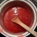 Emily's cooksnap of when they made すももジャム.