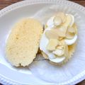 悠LOVE航's cooksnap of when they made チーズ蒸しケーキのバニラアイスサンド.