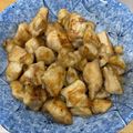 ママメイン！時々子供's cooksnap of when they made 鶏むね肉が柔らかい！焼き鳥風ゆず胡椒焼き.