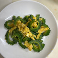 ココハナミコ☆'s cooksnap of when they made ふゎふゎ卵とゴーヤの炒め物.