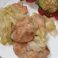 ちゅにこ's cooksnap of when they made ■旨い！鶏肉とキャベツの塩にんにく炒め■.