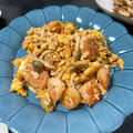 ﾏﾅｽﾞｷｯﾁﾝ's cooksnap of when they made エビと豆苗と卵のマヨケチャ炒め.