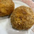 ichgoboru's cooksnap of when they made メンチカツ☆キャベツ豚肉でｼﾞｭｰｼｰ.