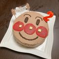 ぶぅちゃん♡'s cooksnap of when they made アンパンマン♡バースデーケーキ.