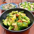 Superlittleboo's cooksnap of when they made ＊芽キャベツのアーリオオーリオ風＊.