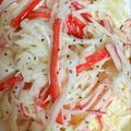 kenshimama's cooksnap of when they made 大根とカニカマの簡単サラダ.