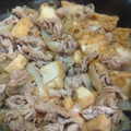 ちーゆづアーちゃん☆'s cooksnap of when they made 節約！豚こまと厚揚げのすき焼き風.