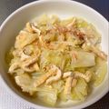 azbjbn's cooksnap of when they made キャベツと油揚げの煮びたし☆宇都宮市保セ.