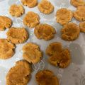 chichi83's cooksnap of when they made 妊婦のおやつ　おからきな粉クッキー.