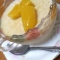 ららぼーる's cooksnap of when they made ココナツミルクがなくてもマンゴープリン☆.