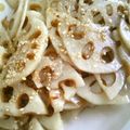 J・0505's cooksnap of when they made れんこん甘辛炒め*.