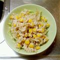 しほぷぅ622's cooksnap of when they made 胸肉とコーンともやしのゴママヨサラダ.