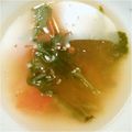 JIO_JIO's cooksnap of when they made トマトとレタスのスープ.