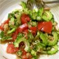 いけすだ's cooksnap of when they made 夏野菜(ゴーヤ・オクラ・トマト）のサラダ.