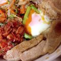 akochan910's cooksnap of when they made アスパラと卵の焼きビビンバ.