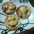 ＊りょうたんママ＊'s cooksnap of when they made 味は本格的♪餃子の皮ピザ.