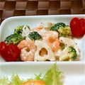 AYAぁゃ's cooksnap of when they made えびとブロッコリーと蓮根のマヨサラダ♡.