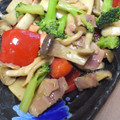 bigring's cooksnap of when they made エビとエリンギの彩り野菜炒め.