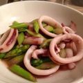 たまジ's cooksnap of when they made アスパラとイカのバター醤油炒め.