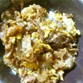 mmm59's cooksnap of when they made 我が家の簡単牛丼 すき焼き風.