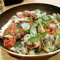 たべたいち's cooksnap of when they made 鱈とアサリの簡単アクアパッツァ.