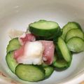 ◇ひさ's cooksnap of when they made まろやか　たこときゅうりの酢の物.