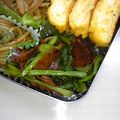 amjkao's cooksnap of when they made お弁当にも小松菜とベーコンの醤油炒め.