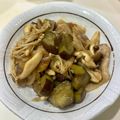 huu_ka's cooksnap of when they made 豚肉と茄子のガリバタつゆ炒め.